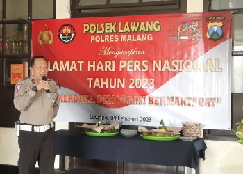 Wartawan Bersama Muspika Lawang Peringati Hari Pers Nasional